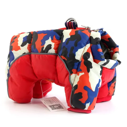 Premium Waterproof Winter Jacket for Small Dogs - Reflective Thick Cotton Snowsuit for French Bulldogs and Puppies