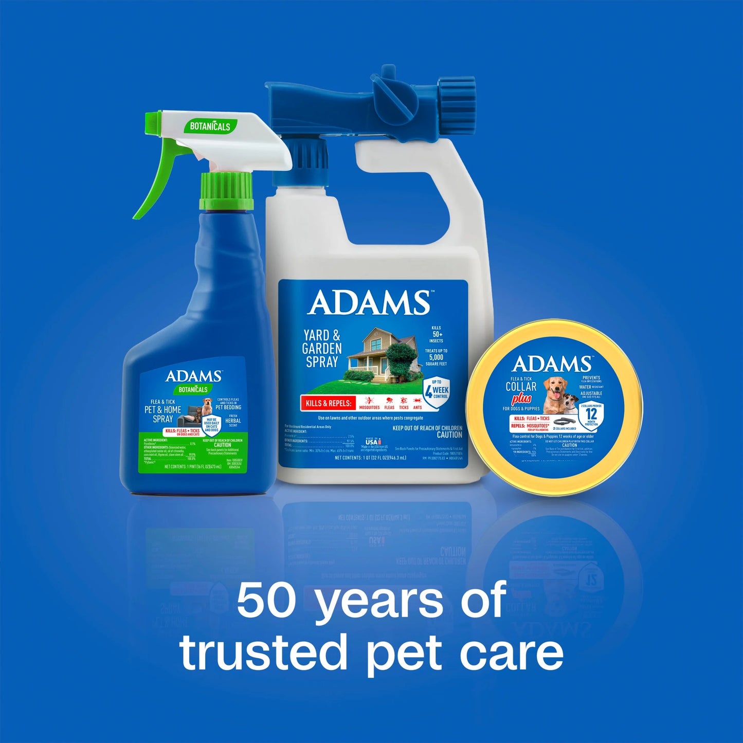 Flea and Tick Collar Plus for Dogs and Puppies - 12 Months of Protection Against Flea Infestations, Kills Fleas and Ticks, Repels Mosquitoes for Up to 6 Months (Excludes California), One Size Fits All, 2 Count