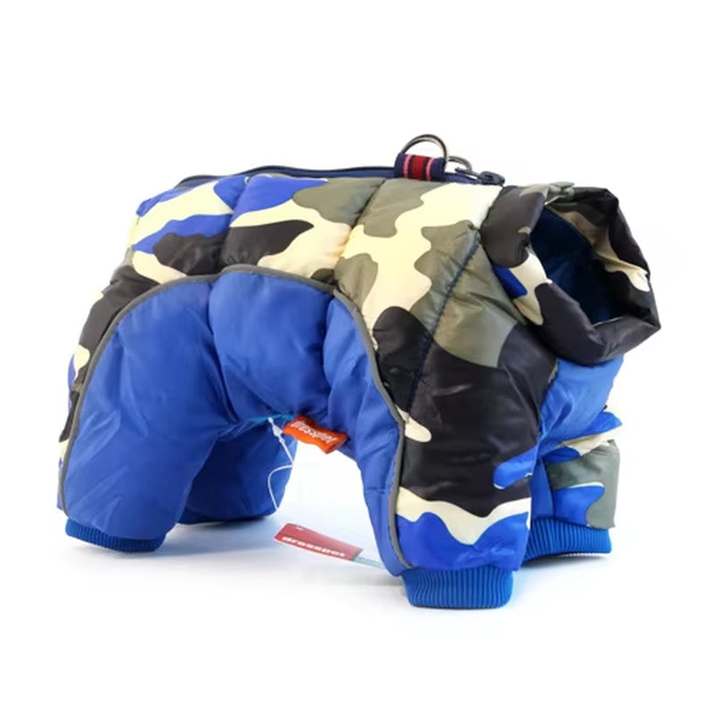 Premium Waterproof Winter Jacket for Small Dogs - Reflective Thick Cotton Snowsuit for French Bulldogs and Puppies