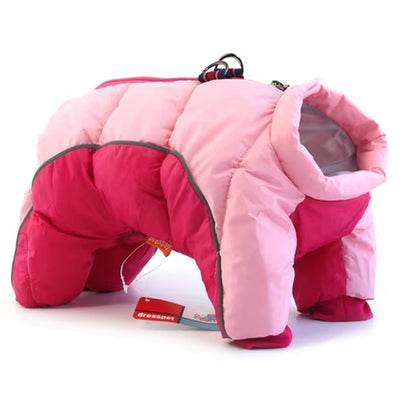 Premium Waterproof Winter Jacket for Small Dogs - Reflective Thick Cotton Snowsuit for French Bulldogs and Puppies